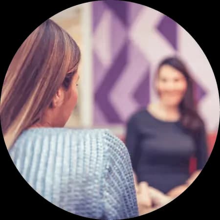 Woman in a counselling session